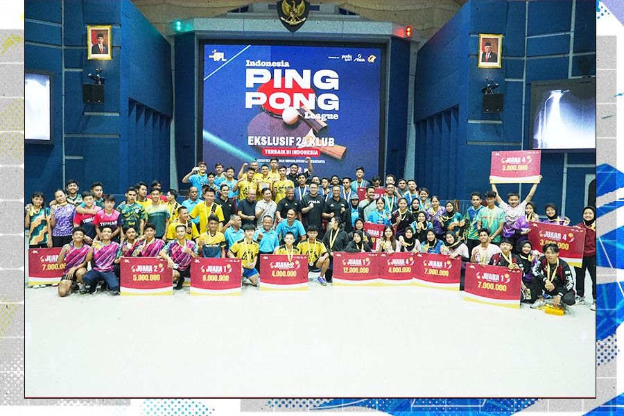 Para juara Seri 1 Indonesia Pingpong League 2024. (Foto: Indonesia Pingpong League 2024/Grafis: Rahmat Ari Hidayat/Skor.id)