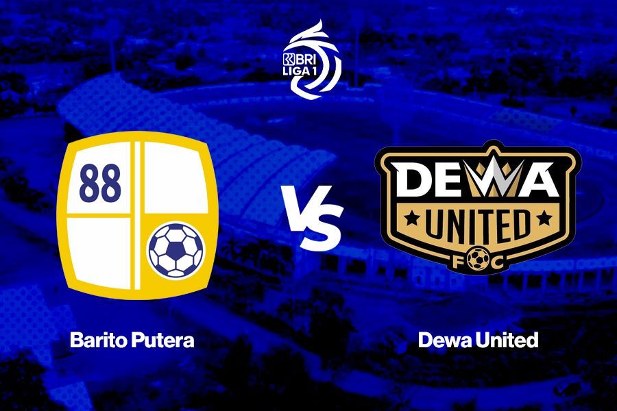 Barito Putera vs Dewa United. (Deni Sulaeman/Skor.id)