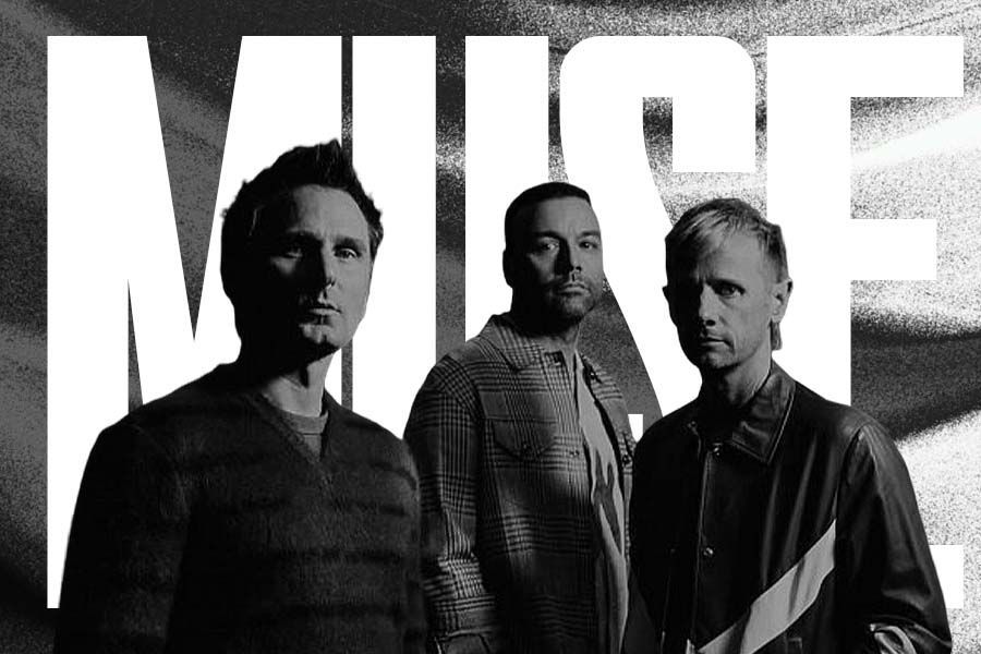 Grup band rock asal Inggris, Muse. (Grafis: Deni Sulaeman/Skor.id)