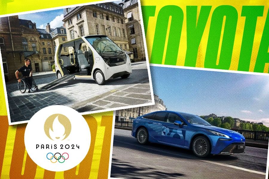 Toyota sebagai sponsor resmi Olimpiade sejak 2015 menyediakan kendaraan ramah lingkungan untuk para atlet dan ofisial di Olimpiade Paris 2024 (Yusuf/Skor.id).