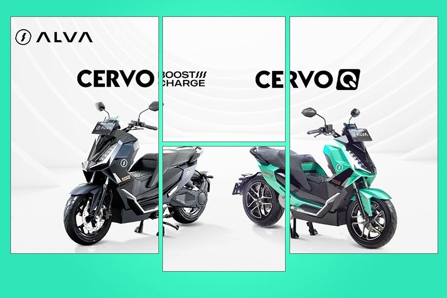 Motor listrik Alva Cervo Boost Charge dan Alva Cervo Q meluncur di GIIAS 2024 (Rahmat Ari Hidayat/Skor.id).