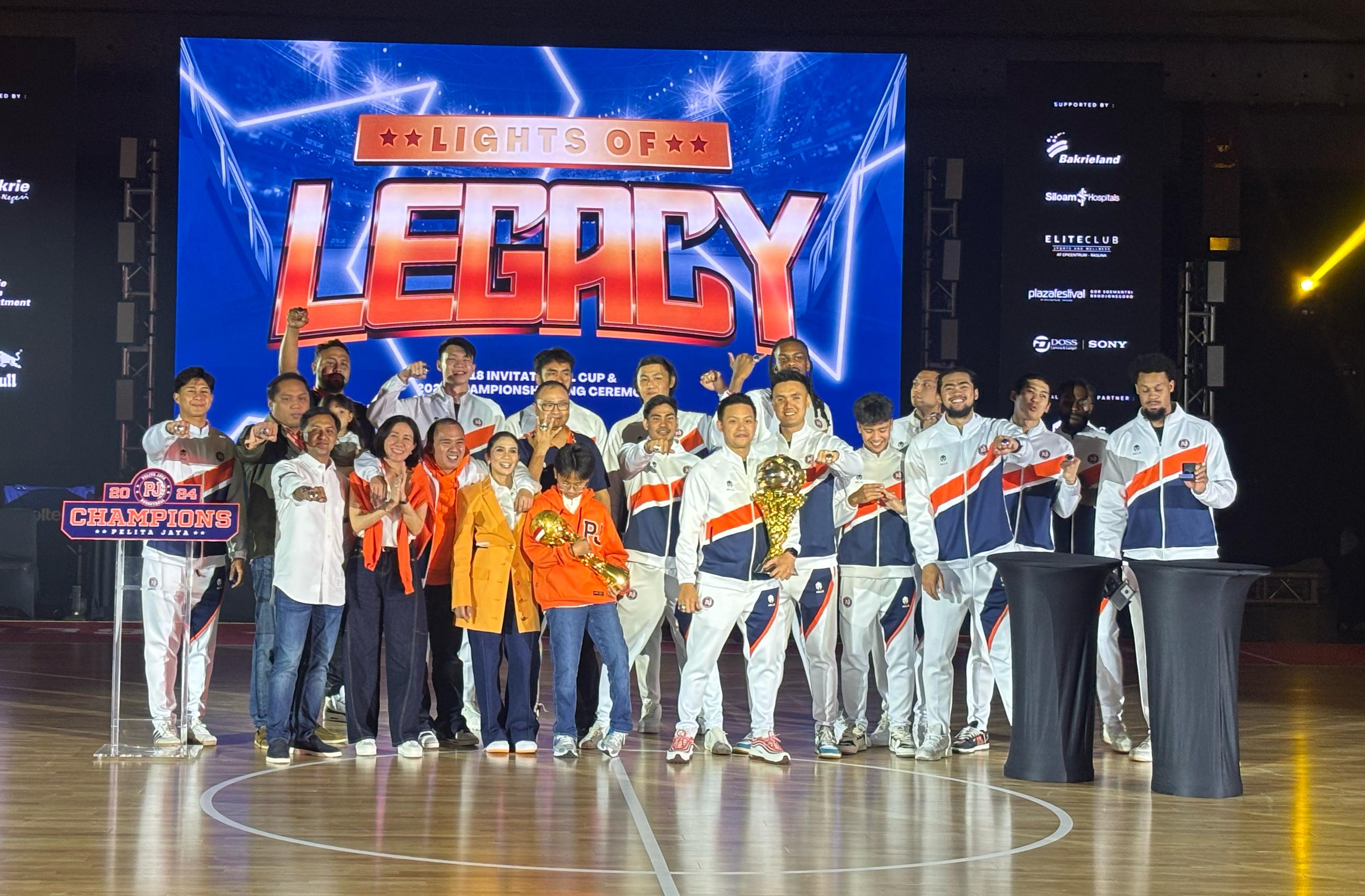 Perayaan Championship Ring Ceremony Pelita Jaya Jakarta. (Arin/Skor.id)