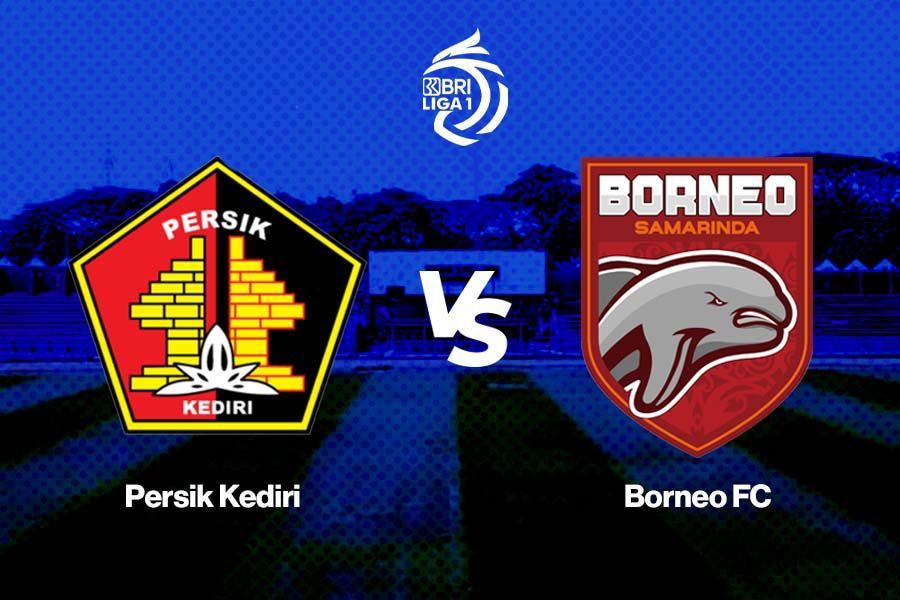 Persik Kediri vs Borneo FC. (Deni Sulaeman/Skor.id)
