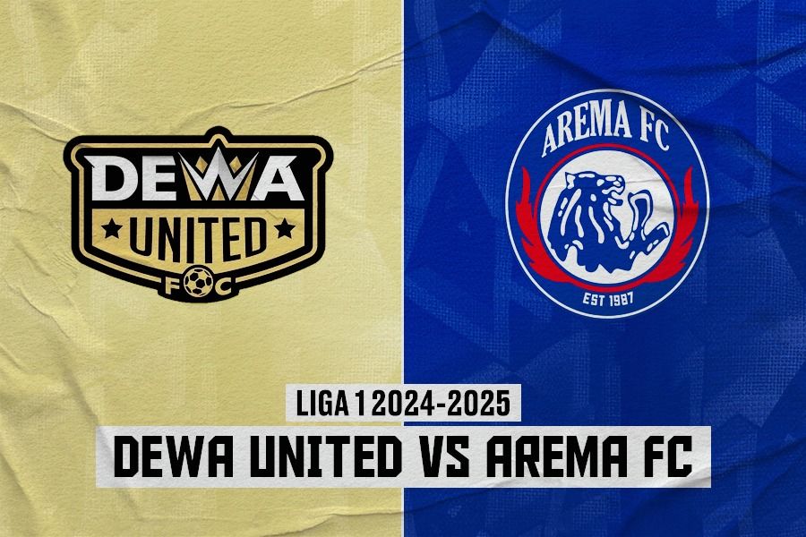 Dewa United vs Arema FC. (Rahmat Ari Hidayat/Skor.id)