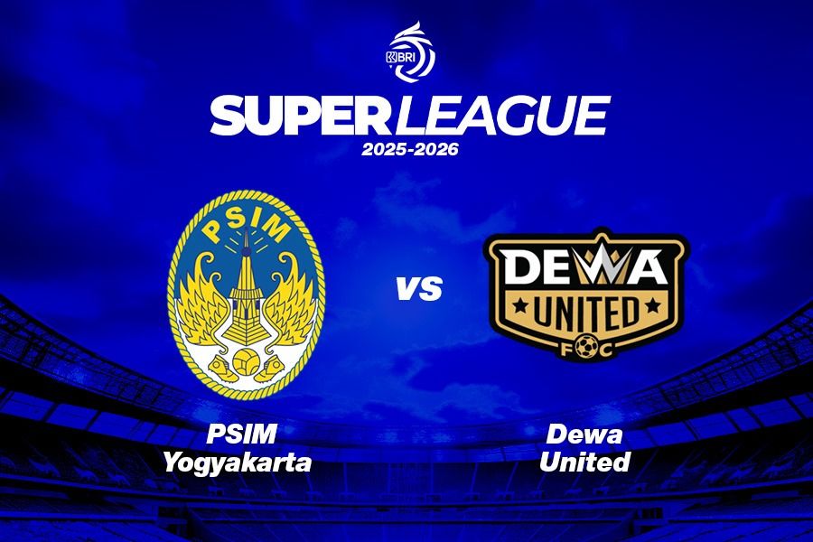 PSIM Yogyakarta vs Dewa United di Super League 2025-2026. (Grafis: Kevin Bagus Prinusa/Skor.id)