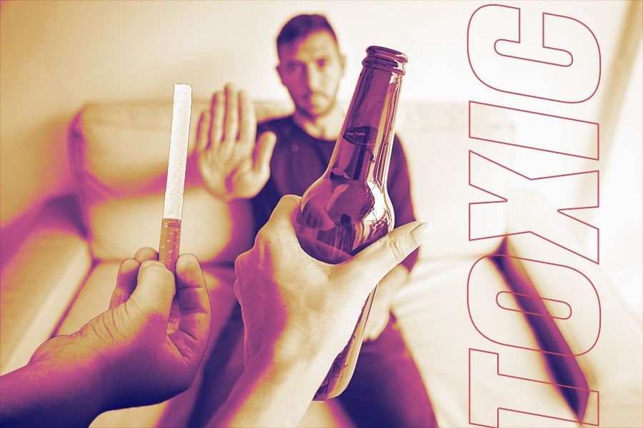 Tidak merokok dan tidak meminum alkohol bisa membantu mencegah penyakit kanker (Yusuf/Skor.id).