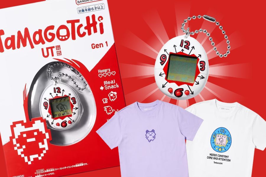 Kolaborasi Tamagotchi X UNIQLO. (Deni Sulaeman/Skor.id)