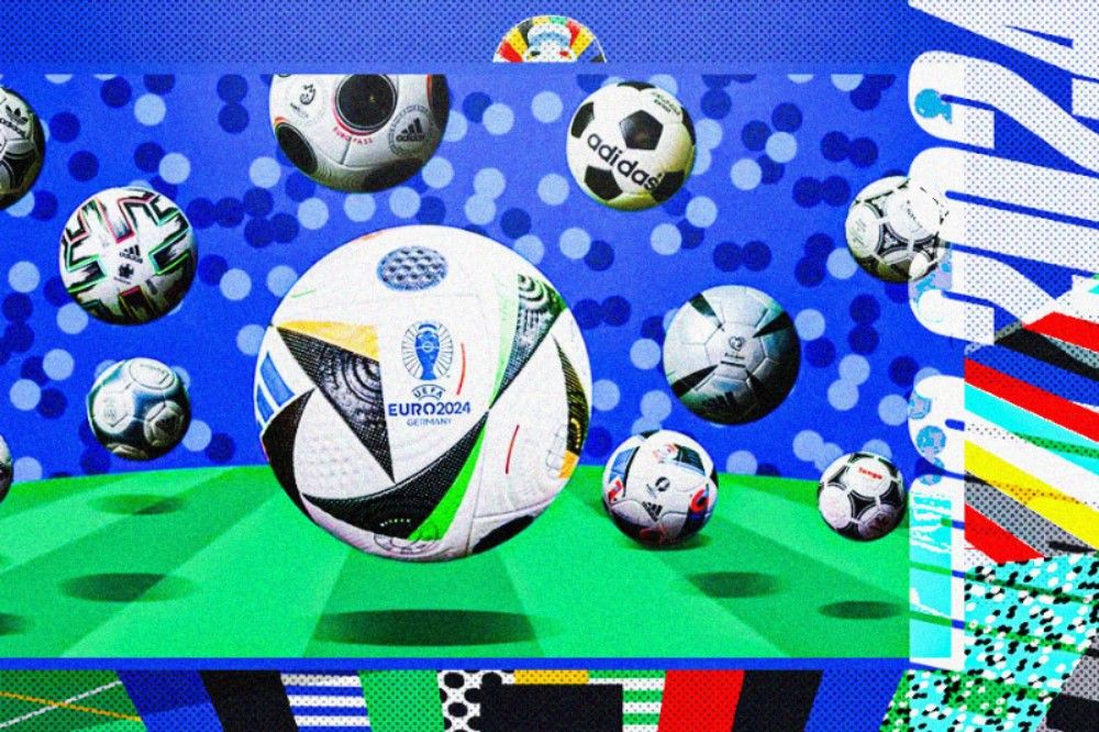 Deretan bola resmi sepanjang sejarah Piala Eropa (Hendy Andika/Skor.id).