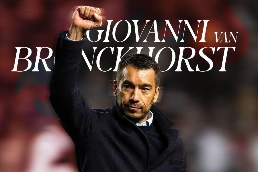 Giovanni van Bronckhorst menjadi kandidat pelatih Timnas Indonesia. (Grafis: Yudhy Kurniawan/Skor.id)