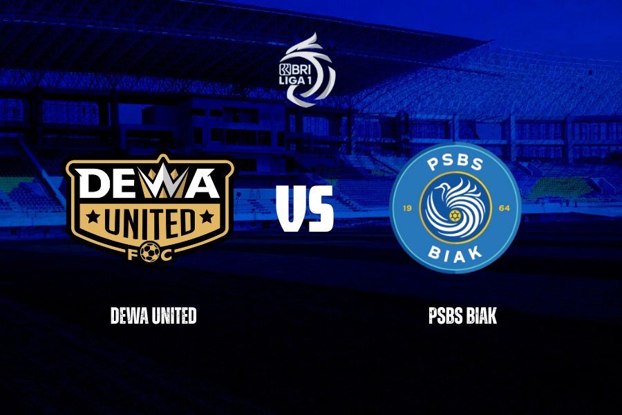 Dewa United vs PSBS Biak. (Yudhy Kurniawan/Skor.id)