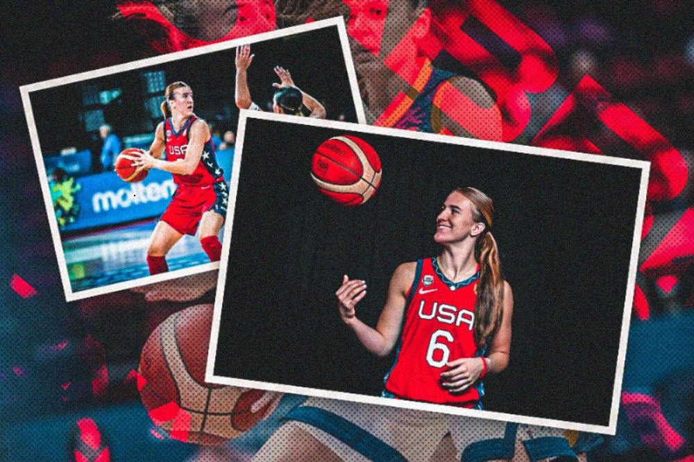 Sabrina Ionescu saat memperkuat Timnas Basket Wanita AS (Hendy Andika/Skor.id).
