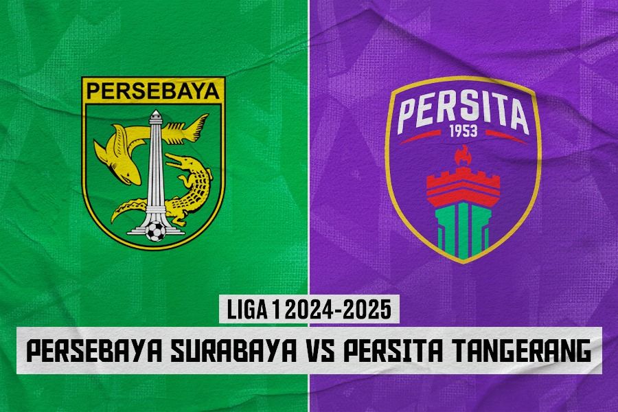 Persebaya Surabaya vs Persita Tangerang. (Rahmat Ari Hidayat/Skor.id)