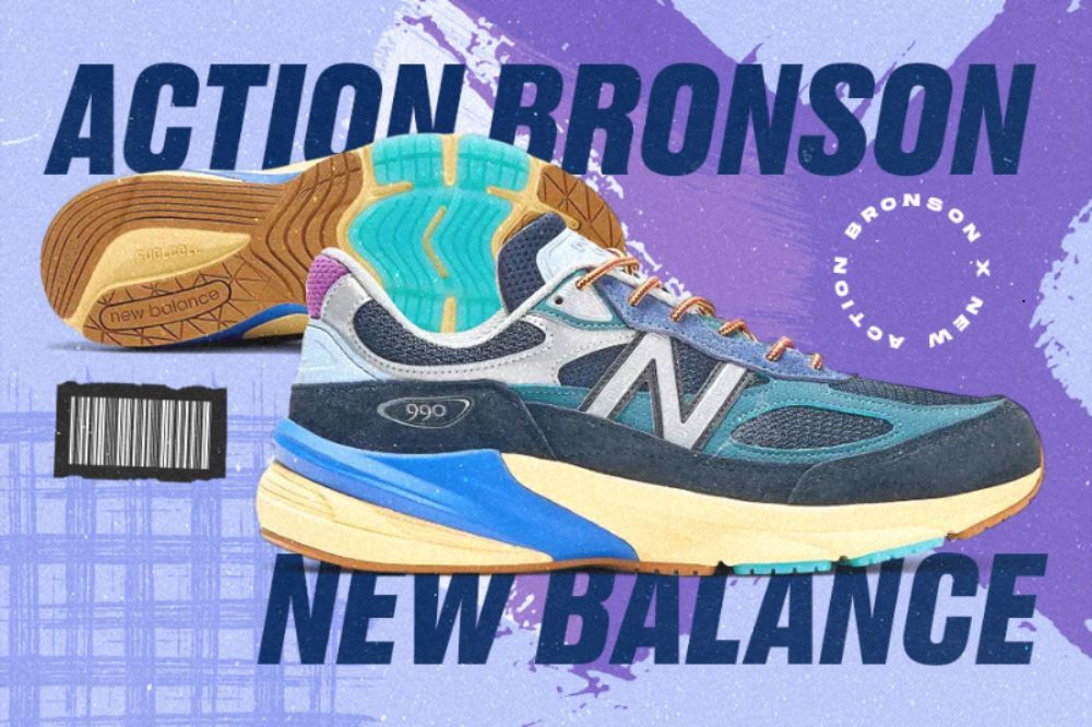 Teaser Kolaborasi Action Bronson x New Balance 990v6 Terbaru Muncul di Media Sosial