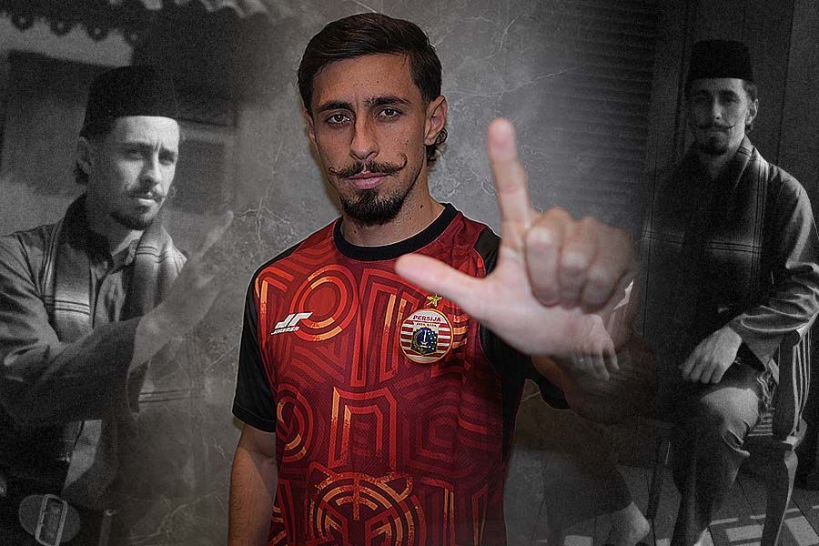 Gustavo Franca Amadio (Persija Jakarta. (Foto: Dok. Persija/Grafis: Deni Sulaeman/Skor.id)