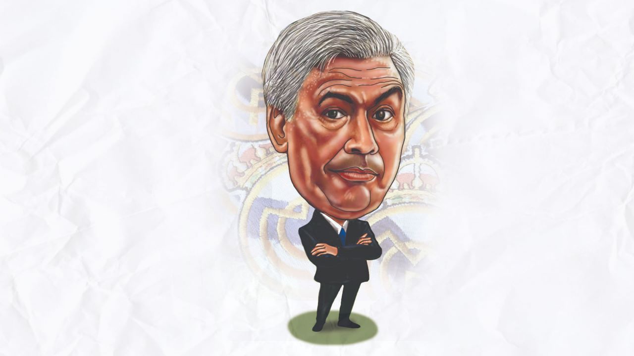 Carlo Ancelotti, pelatih Real Madrid asal Italia (Abdul Rohim/Skor.id).