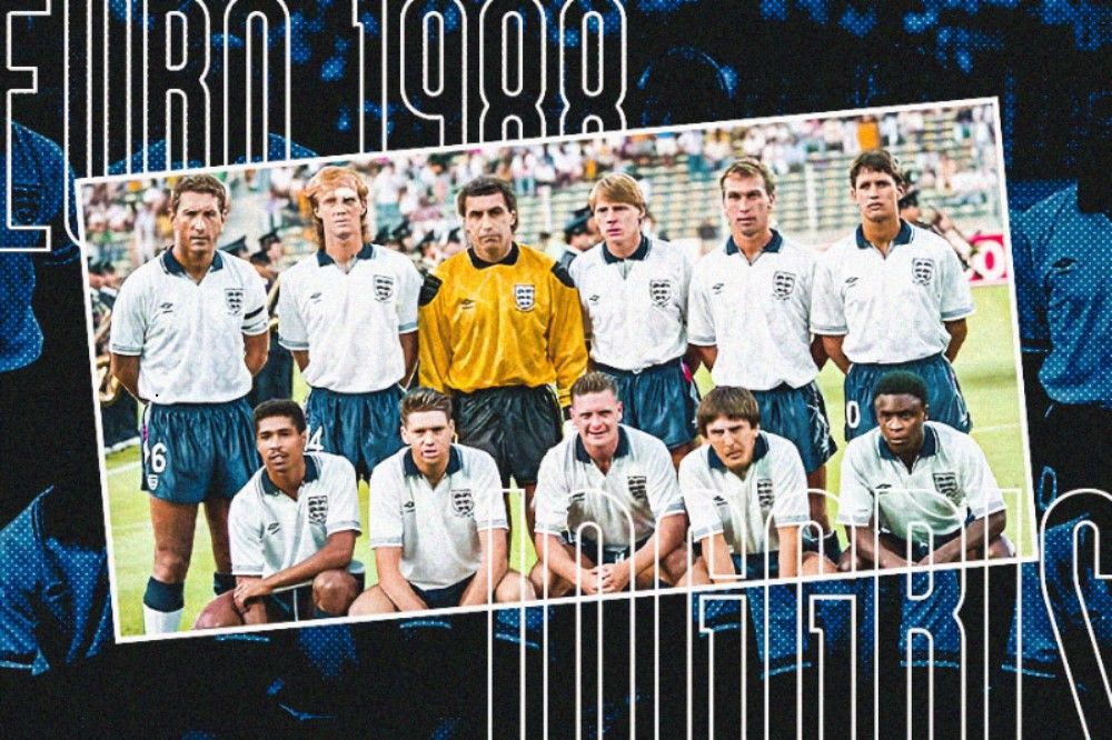 Skuad Timnas Inggris di Euro 1988 (Hendy Andika/Skor.id).