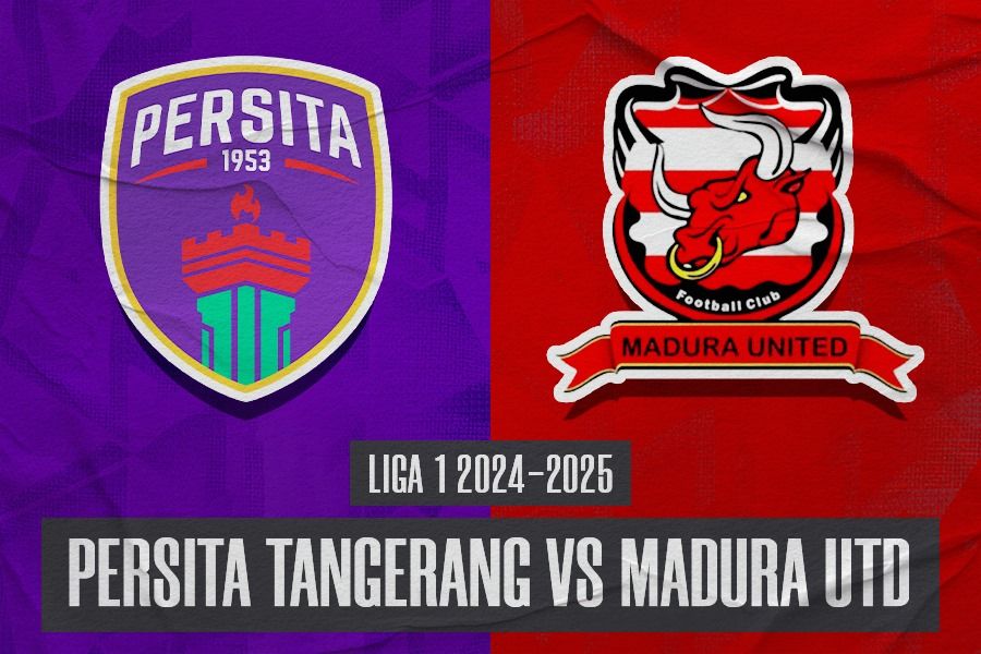 Persita Tangerang vs Madura United. (Hendy Andika/Skor.id)