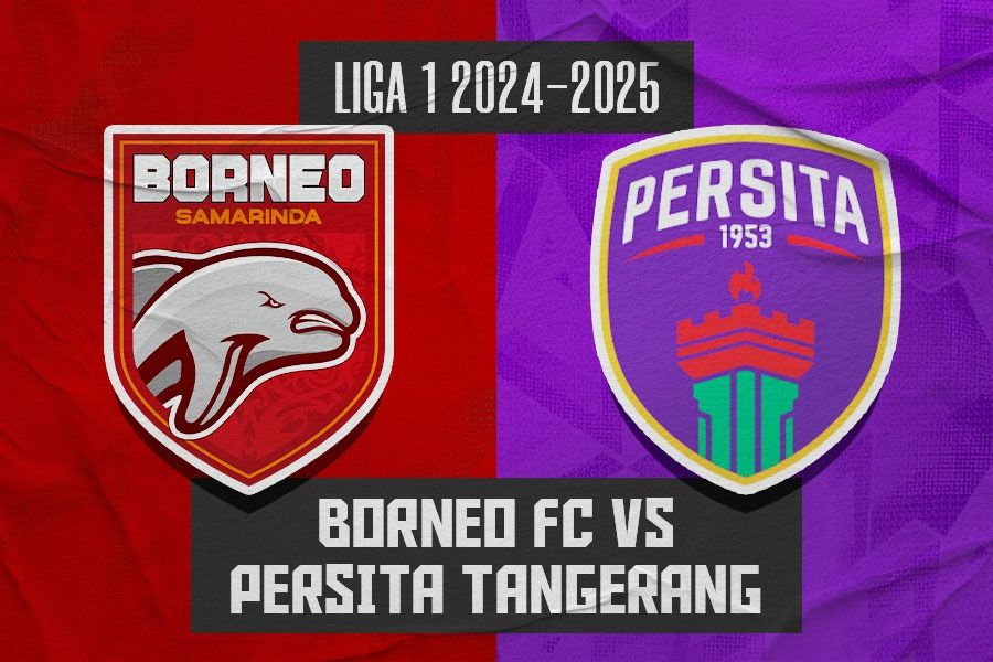 Borneo FC vs Persita Tangerang. (Hendy Andika/Skor.id)