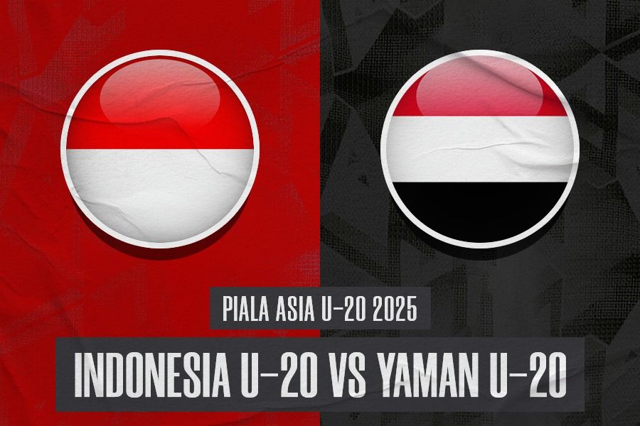 Timnas U-20 Indonesia (Indonesia U-20) vs Yaman U-20. (Hendy Andika/Skor.id)