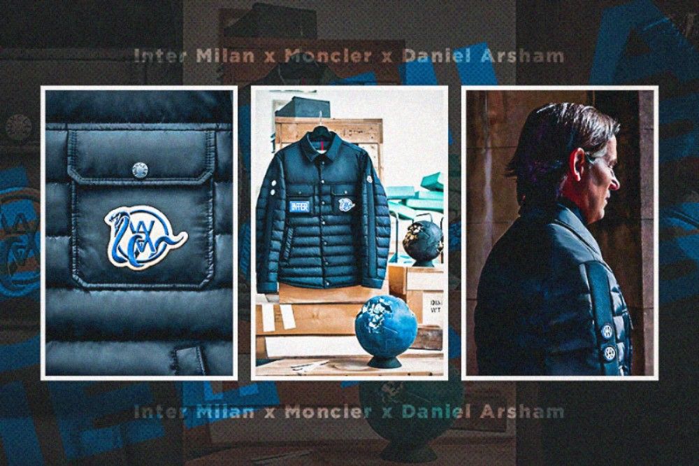 Luncurkan Produk Jaket Baru, Inter Milan x Moncler Gandeng Daniel Arsham