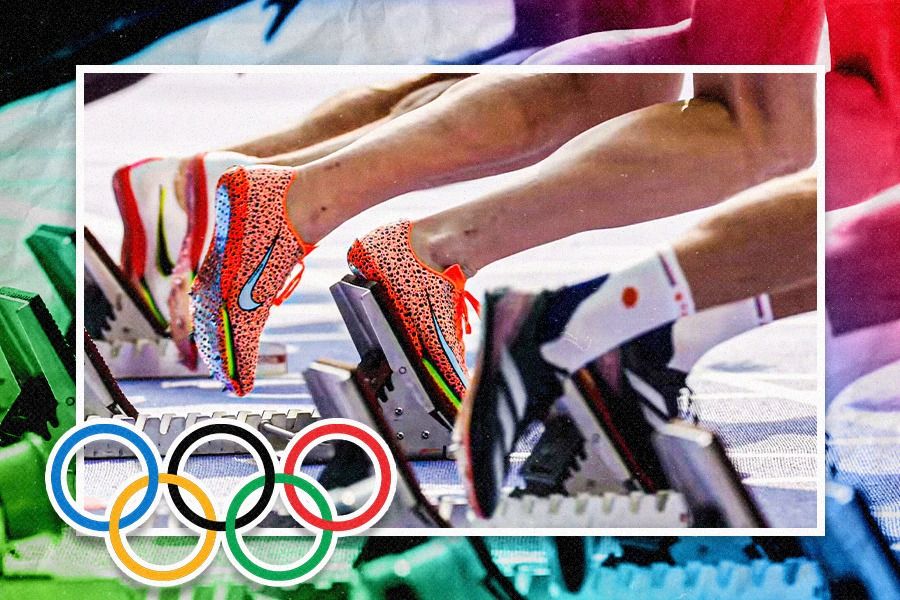 Berbagai merek sepatu olahraga dikenakan para atlet yang berlaga di Olimpiade 2024 (Dede Sopatal Mauladi/Skor.id).