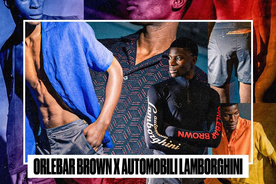 Kolaborasi fashion Orlebar Brown x Automobili Lamborghini (Dede Sopatal Mauladi/Skor.id).