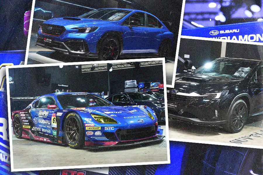 Deretan mobil Subaru yang dipamerkan di Tokyo Auto Salon 2025, 10-12 Januari (Jovi Arnanda/Skor.id).