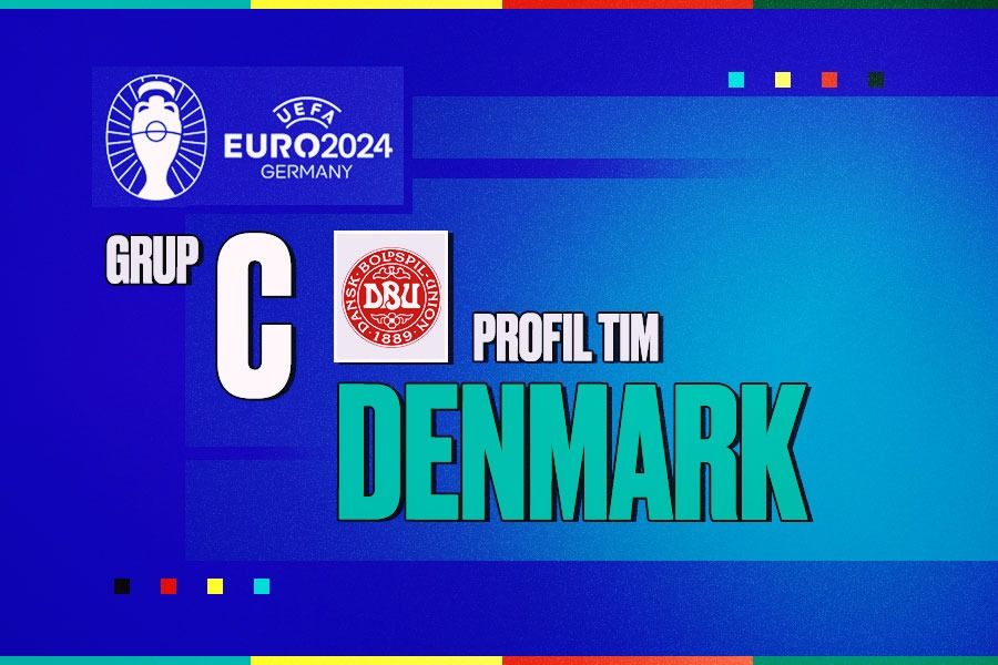 Timnas Denmark mengandalkan pemain-pemain Liga Inggris saat berlaga di Euro 2024 (Yusuf/Skor.id).