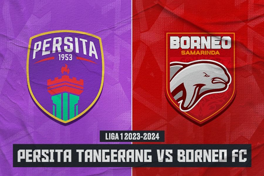 Cover pertandingan Persita Tangerang vs Borneo FC pada pekan ke-27 Liga 1 2023-2024, 2 Maret 2024. (Rahmat Ari Hidayat/Skor.id)