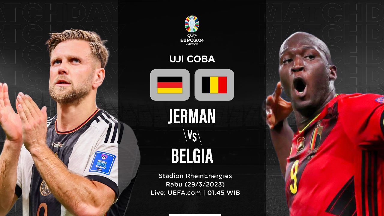 Jerman vs Belgia akan beruji coba (Hendy/Skor.id).