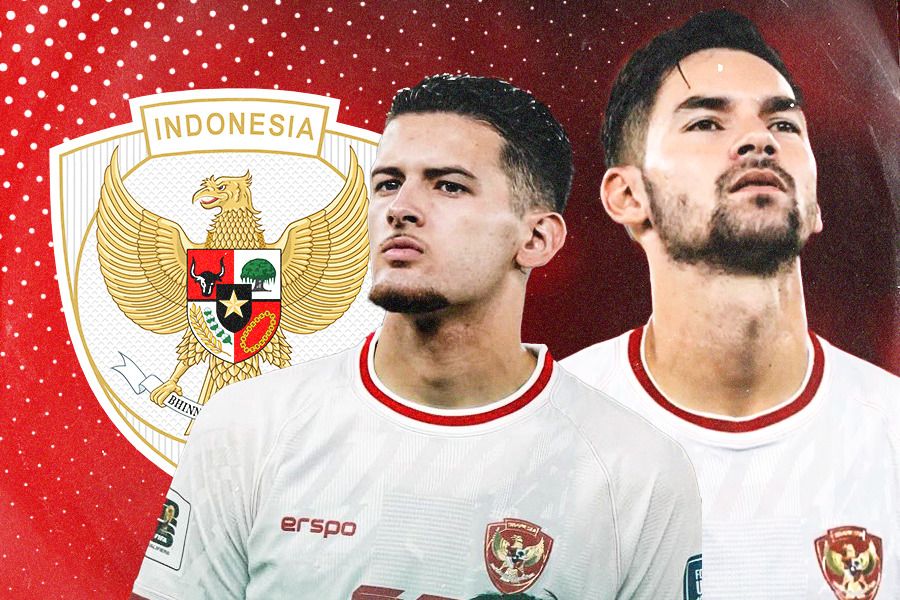 Justin Hubner dan Sandy Walsh, dua pemain keturunan Indonesia yang saat ini memperkuat Timnas, diberi julukan unik oleh warganet (Jovi Arnanda/Skor.id).