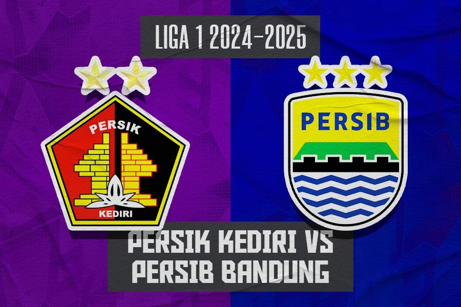 Persik Kediri vs Persib Bandung. (Hendy Andika/Skor.id)