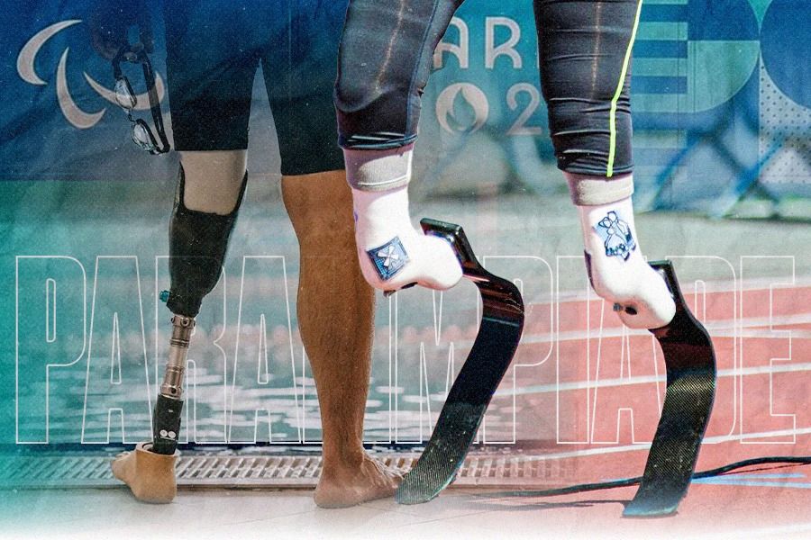 Perbedaan kaki prostetik biasa dan untuk atlet cabang atletik Paralimpiade (Dede Sopatal Mauladi/Skor.id).