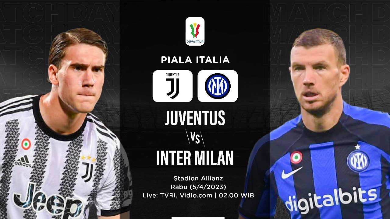 Dusan Vlahovic dan Edin Dzeko bakal bertemu di Juventus vs Inter Milan (Hendy/Skor.id).