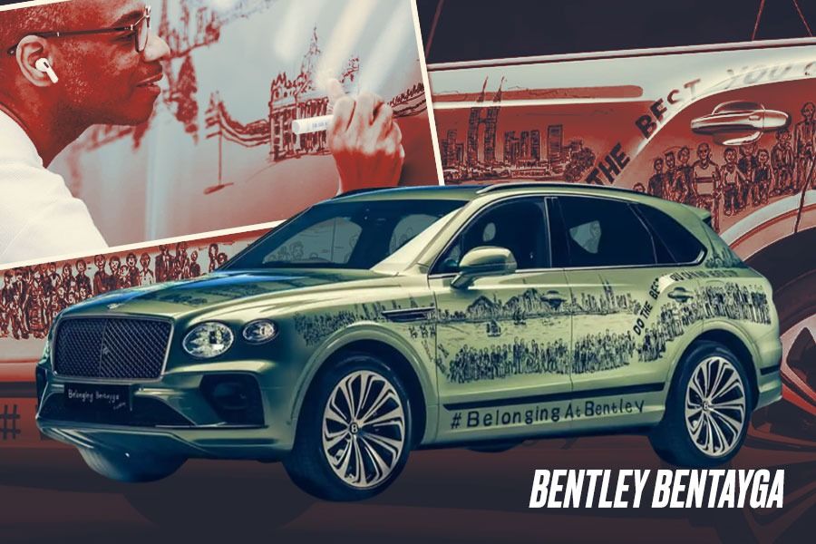 Art Car Bentley Bentayga Dihiasi Mural 29 Bangunan Dunia Karya Seniman Autis