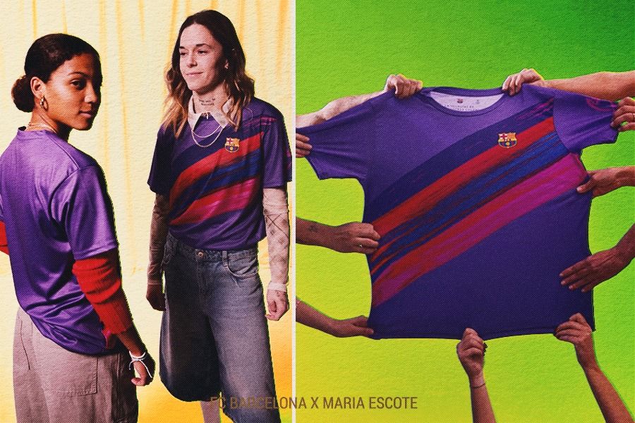 Barcelona Hadirkan Jersey Spesial Hari Perempuan Sedunia Tanpa Logo Nike