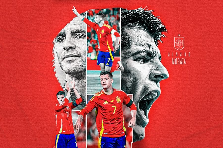 Euro 2024: Alvaro Morata Masuk Lima Besar Pencetak Gol Terbanyak Spanyol