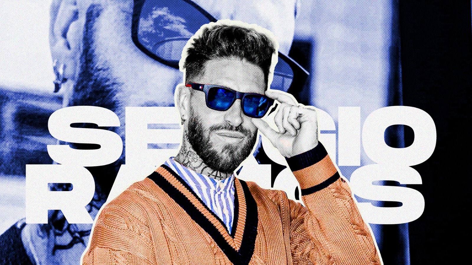Sergio Ramos dan kacamata Tommy Hilfiger (Dede S. Mauladi/Skor.id)