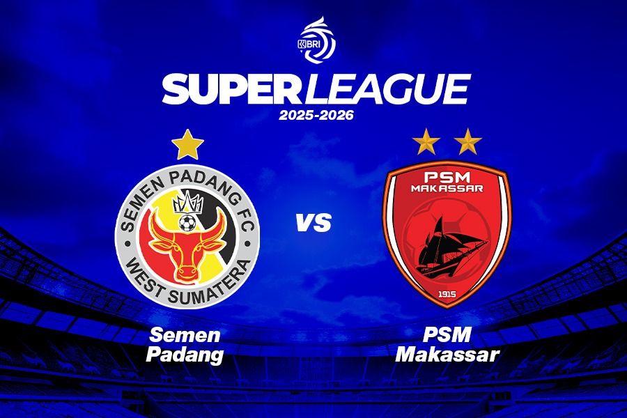 Semen Padang vs PSM Makassar di Super League 2025-2026. (Grafis: Kevin Bagus Prinusa/Skor.id)