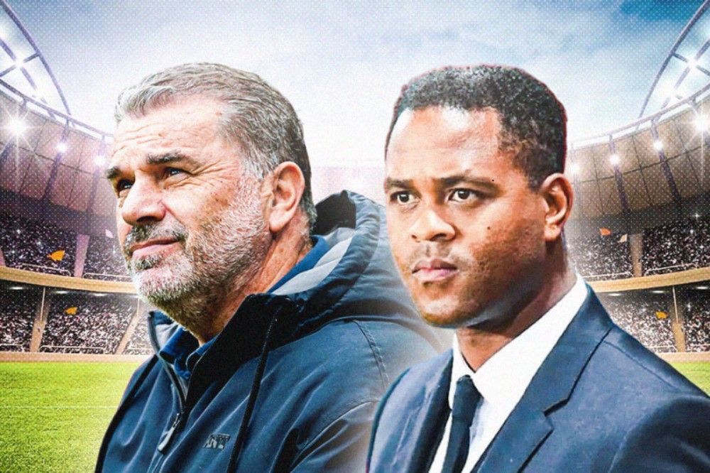 Jalan Karier Berbeda Ange Postecoglou dan Patrick Kluivert