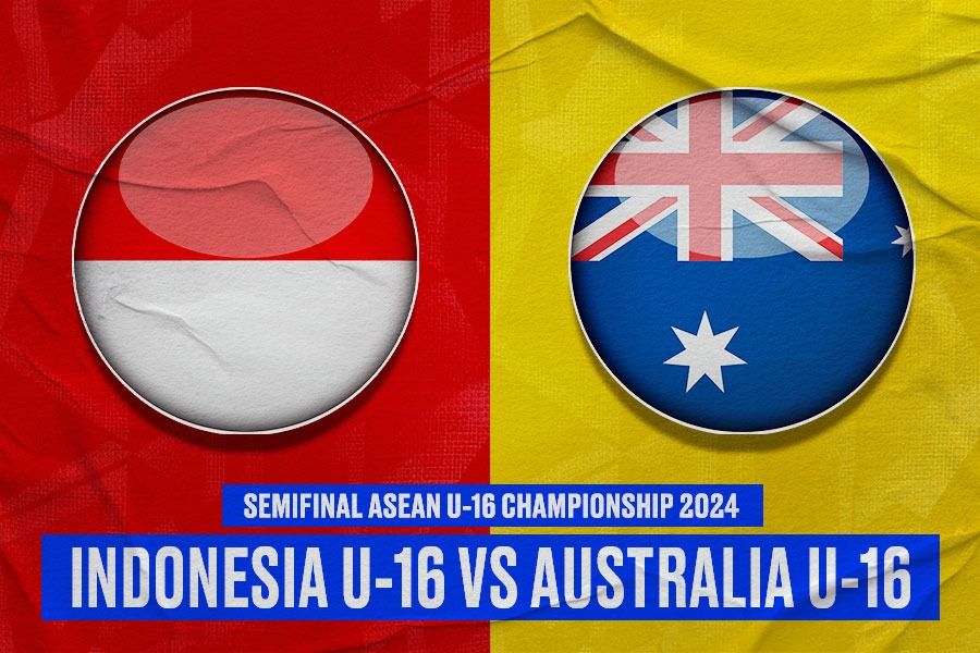 Timnas U-16 Indonesia (Indonesia U-16) vs Australia U-16. (Yusuf/Skor.id)