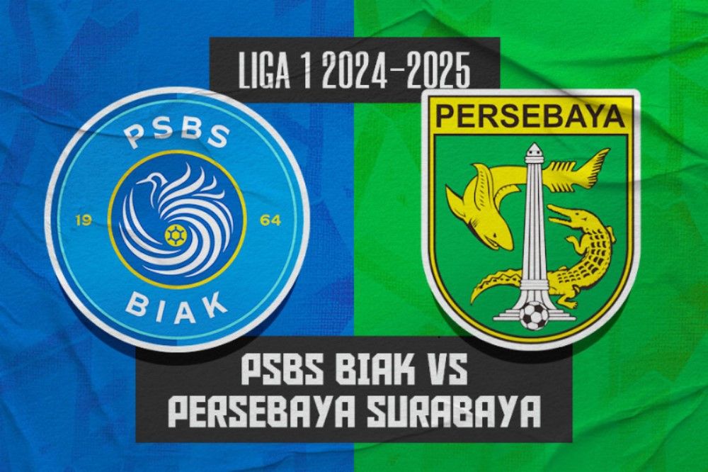 PSBS Biak vs Persebaya Surabaya. (Hendy Andika/Skor.id)