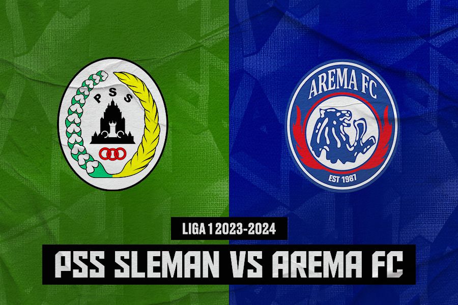 Cover PSS Sleman vs Arema FC. (Jovi Arnanda/Skor.id)