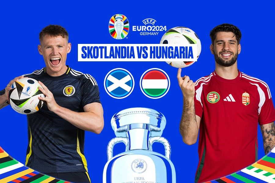 Laga Skotlandia vs Hungaria di Euro 2024. (Rahmat Ari Hidayat/Skor.id).