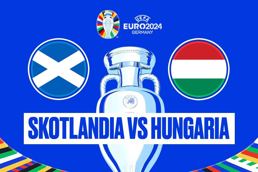 Laga Skotlandia vs Hungaria di Euro 2024. (Rahmat Ari Hidayat/Skor.id).