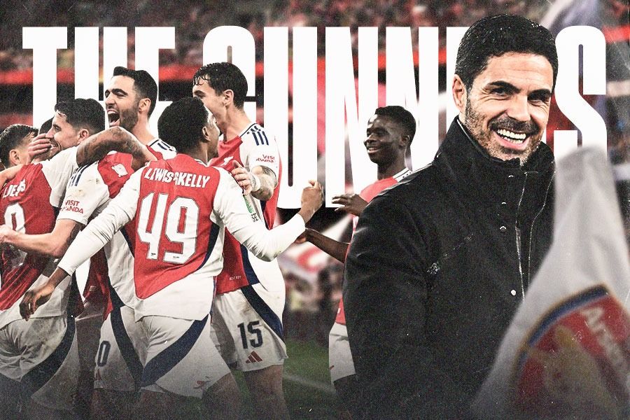 Skuad Arsenal mengalami penurunan produktivitas gol di Liga Inggris. (Yusuf/Skor.id).