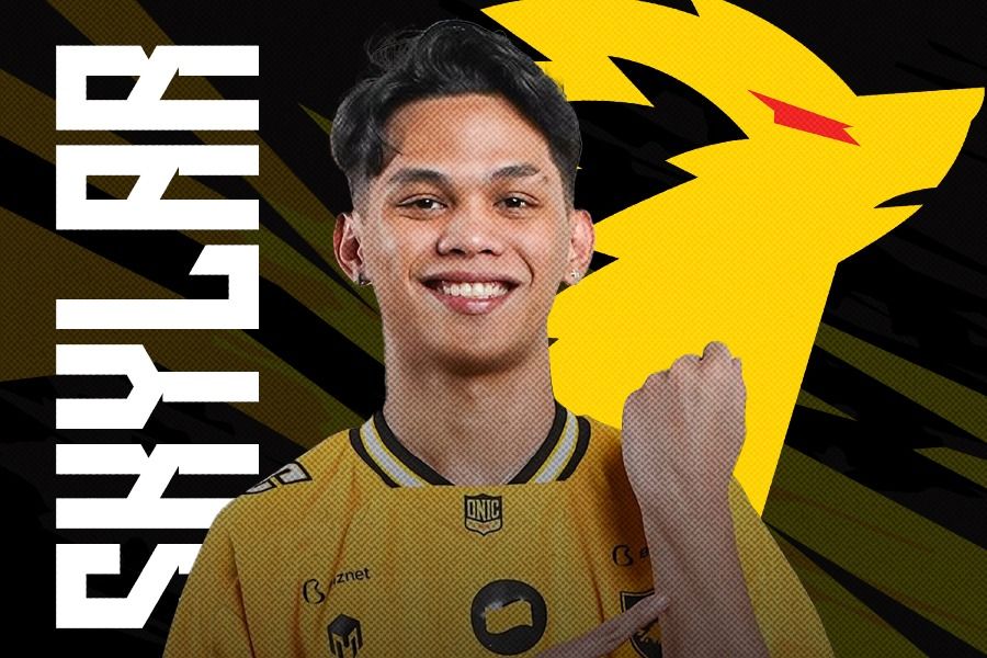 Skylar berseragam ONIC Esports. (Grafis: Yudhy Kurniawan/Skor.id)