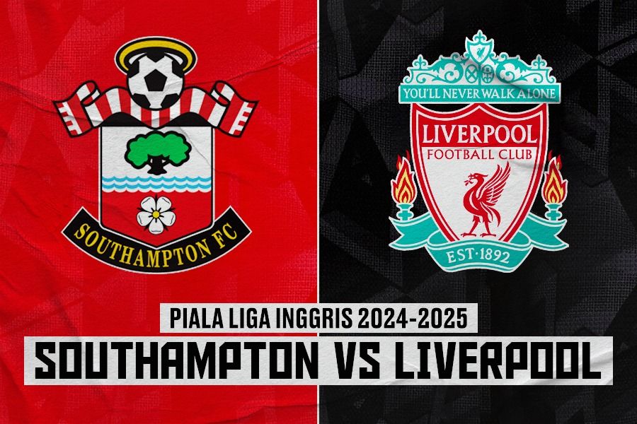 Laga Southampton vs Liverpool di Piala Liga Inggris 2024-2025. (Rahmat Ari Hidayat/Skor.id).