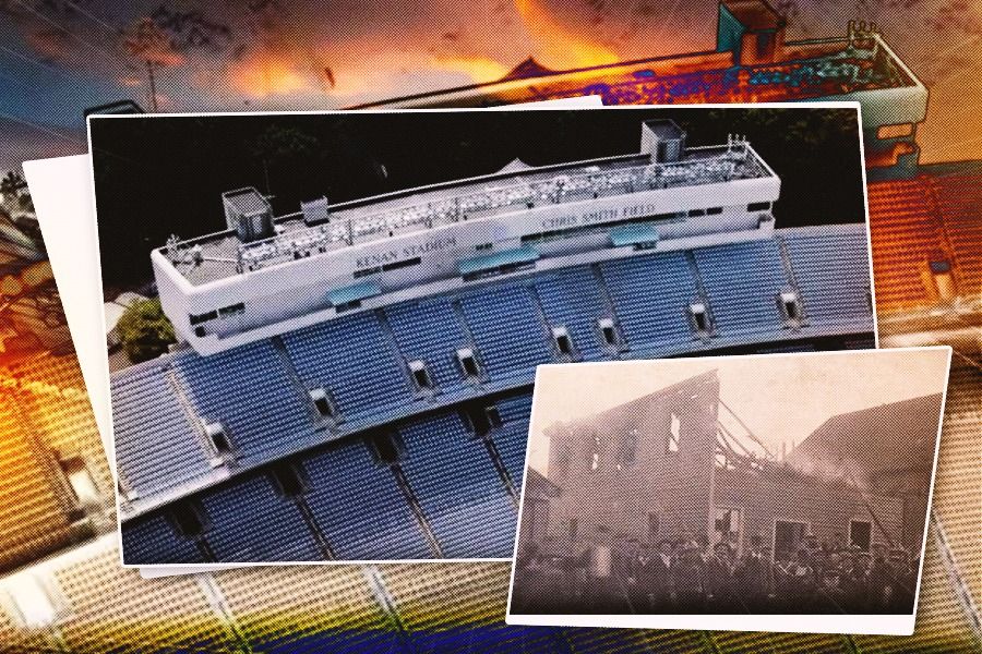 Stadion Kenan Memoriam di Universitas North Carolina disinyalir terkait dengan peristiwa Pembantaian Wilmington. (Rahmat Ari Hidayat/Skor.id)