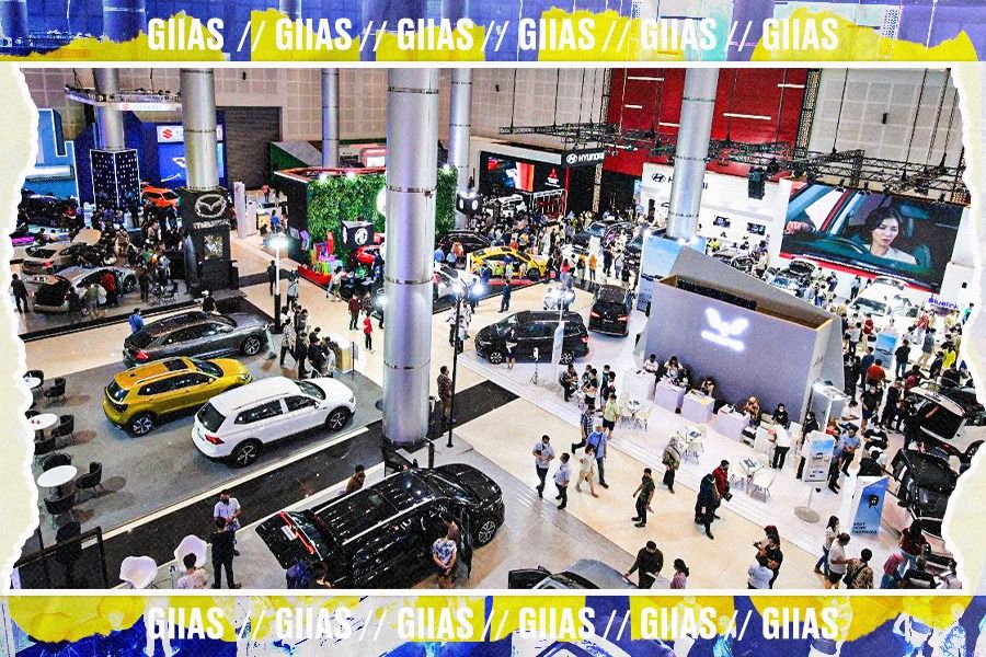 Suasana pameran otomotif GIIAS Surabaya tahun lalu (Dok. Seven Event).